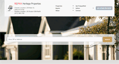 Desktop Screenshot of heritagepropertiesrealestate.com