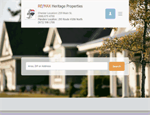 Tablet Screenshot of heritagepropertiesrealestate.com